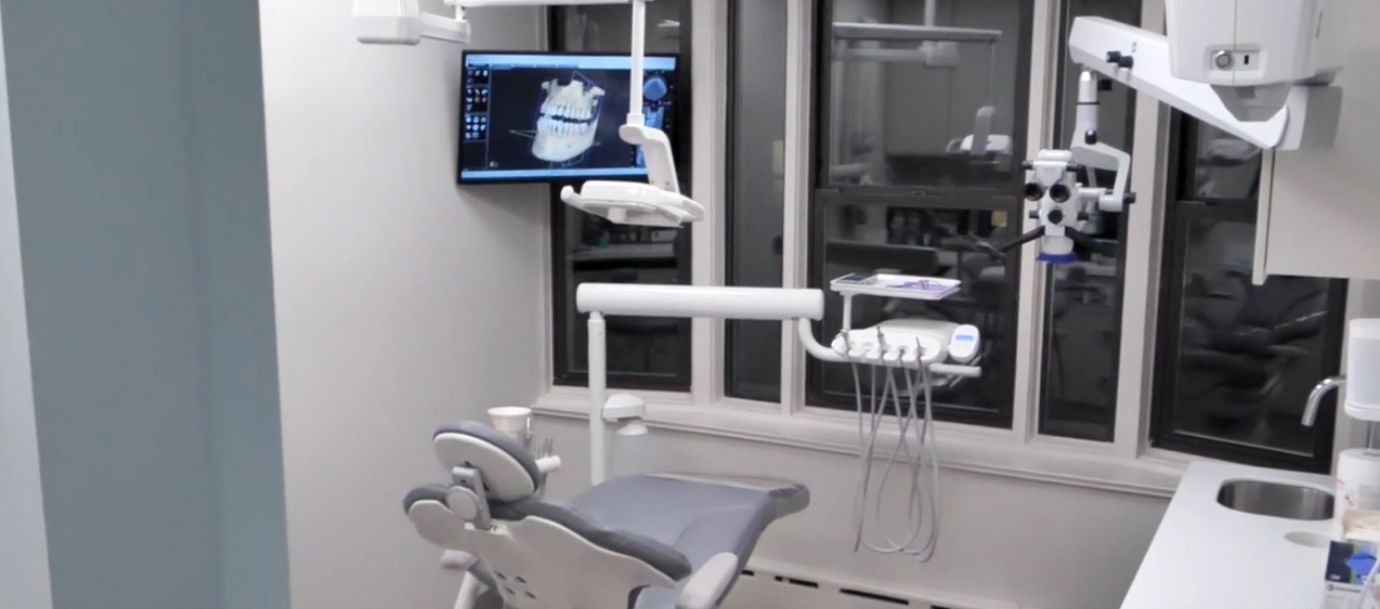 Treatment room in an endodontic office in Bloomfield