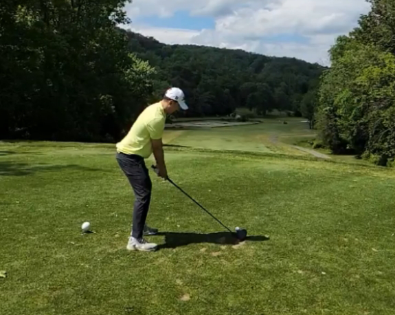 Doctor Choi golfing